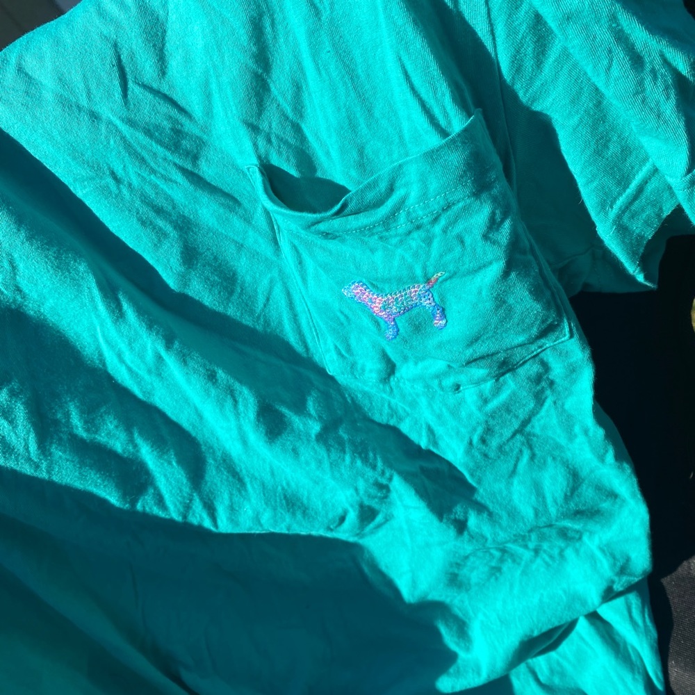 vs pink bling tee